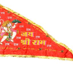 Jai Shree Ram Triangle Outdoor Flag-3