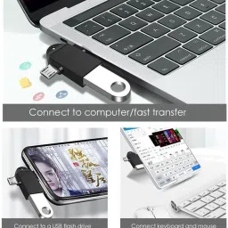RR gadzet Micro USB, Micro USB, USB Type C OTG Adapter image 4