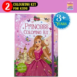 Trendy Princess Kit with Attractive Pencils and Stickers-image-45