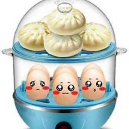 Double Layer Egg Boiler Electric Automatic Off 14 Egg Poacher for Steaming, Cooking, Boiling and Frying Double Layer Egg Boiler Electric Automatic Off 14 Egg Poacher for Steaming, Cooking, Boiling and Frying Egg Cooker Egg Cooker (Multicolor, 14 Eggs) Egg Cooker-2
