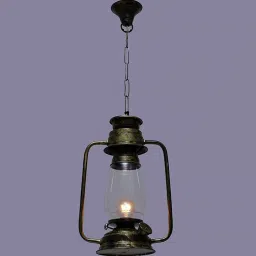 (Bulb not free) Lantern Design Hanging Light Pendant Lamp, Antique Hanging Lights (Pendant Lights) Lamp Shade-14