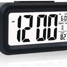 Digital Black Clock-11