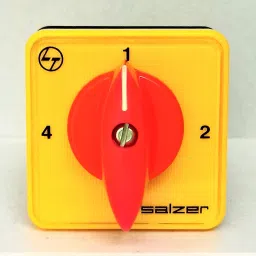 Salzer (L&T) 61038 6A 2Pole 2Way NO OFF S6 6A Cam Operated Rotary Switch-9