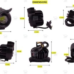 anaisha enterprises LED Fog Lamp Unit for Universal For Car Universal For Car image 4