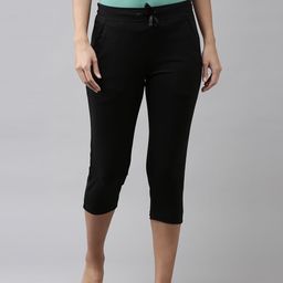 van heusen Smart Tech+ And Easy Stain Release Women Black Capri-picture-5