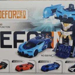 halo nation Remote Controlled Transforming Car Robot Deformation Robot Car 2channel RC Car image 2