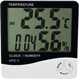 Dr care 6565 Room Thermometer Digital with clock feature Thermometer-image-49
