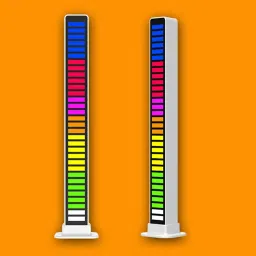 RHONNIUM Upgraded 32 Bit Colorful Sound Pickup Ambient Lights with App Control-hg Smart Sensor Light-image-2