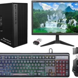 MegaDesk AIO Core i3 (8 GB DDR3/256 GB SSD/Windows 10 Pro/19 Inch Screen/AIO-01) with MS Office-18