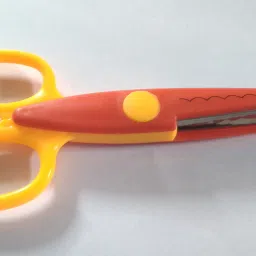 Art and Craft Paper Shape Cutting Scissor for Office Work and School Assignment Work (Quantity-1 Single Scissor) Design Selected Randomly. Scissors-image-10