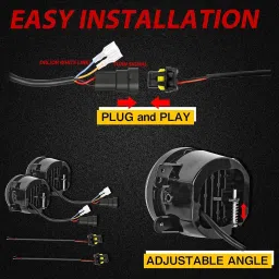 autobizarre LED Fog Lamp Unit for Universal For Car Universal For Car image 4