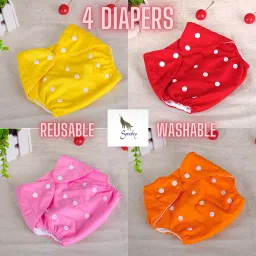 Reusable and Washable Cotton Cloth Solid Diapers-picture-30