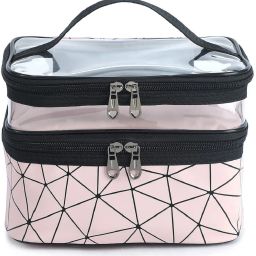 Women Pink Cosmetic Bag-image-9