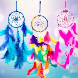 Dhruvtar Dream Cacher Wall Hanging Handmade Wall Art Feather Dream Catcher-image-41