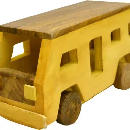 Handmade wooden bus model toy-picture-16