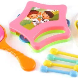 Musical Rattle Set for New Born Babies ( Pack of 3 ) Zunzuna Toy for Babies Rattle-image-28