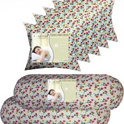 Microfibre Floral Bolster Pack of 7-image-26