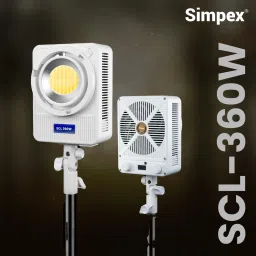 Simpex SCL 360W Bi Colour Continuous LED Light With Bowens Mount For Photography. 27800 lx Camera LED Light image 5