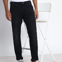 lee Men Slim Mid Rise Black Jeans-picture-46