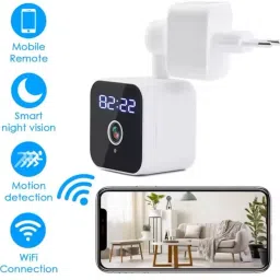 secureeye 3MP FHD WiFi Plug&Play Clock Camera 128GB Memory Card Support Security Camera image 3