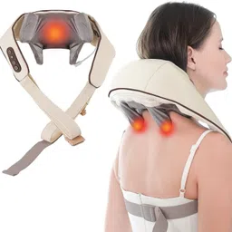 nuvio 5D Neck and Back Massager with Heat | Deep Tissue, Rechargeable-picture-46