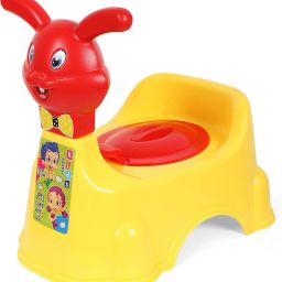 2 In 1 Rabbit Face Toilet Trainer Baby Potty Seat Cum Baby Seat Face with Removable Bowl & Closing Lid Potty Seat-7