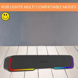 FRONY Audio Bar (PORTABLE HOME THEATER SOUNDBAR)Crystal Clear Sound With RGB LightA187 25 W Bluetooth Soundbar-image-90