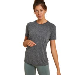 domyos Women's Short-Sleeved Dynamic Yoga T-Shirt - Grey-picture-16