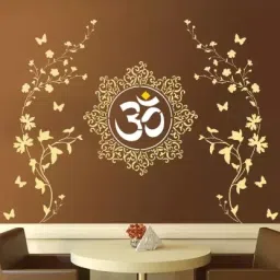 Combo Painting (Size:-16X24 Inch) THEME- OmRangoli pattern Pattern Reusable Design Ideal For Bedroom, Kids Room and Living Room Decoration Stencil-28