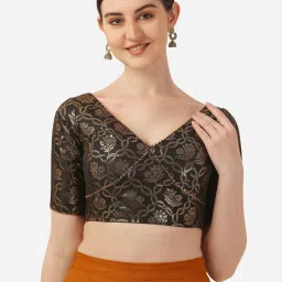 V-Neck Women Blouse-2
