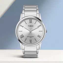 Silver Dial Stainless Steel Analog Watch- For Men TW00ZR347-0