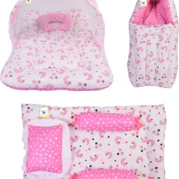 Polycotton Baby Bed Sized Bedding Set-image-2