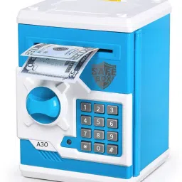 ATM Safe Kids Piggy Saving ATM Bank with Electronic Lock Coin Bank for Kids A24 Coin Bank-image-84