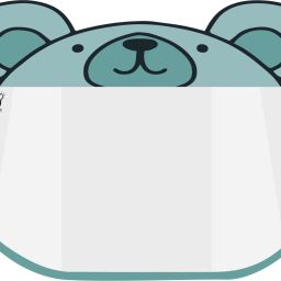 Kids Face Protective Mask with Panda Cartoon Transparent Safety Shield with Elastic Band and Sponge Safety Visor-image-55