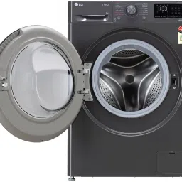 lg 9 kg with Wi-Fi EnabledAI Direct Drive Technology Fully Automatic Front Load Grey image 3