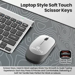 AMKETTE Wi-Key Mini Wireless Keyboard and Mouse Combo Set image 3