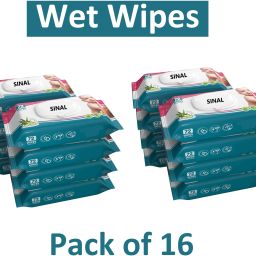 Pack of 16 Wet Wipes (72 leaf each) With Cap Wipes With Lid WIP57.2-image-82