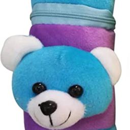 Cute Animal Design Velvet Baby Feeding Bottle Cover (Bear)-image-15