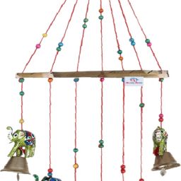 Handcrafted Rajasthani Traditional Windchimes|(Multicolor) Plastic Windchime-image-50