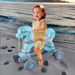 Kids Horse Rider Rocker Toys 1-3yrs birthday gift Ride on toy Bis certified toy ride on toy with lagam Tricycle-image-34