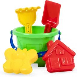 Beach Castle Water Tools Toy for Kids Sand Game Kids Beach(5 pc)-18