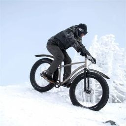 dstechbar MTB Fat Bicycle Mudguard PVC fat bike Full Length Front & Rear Fender (Black) Full Length Front & Rear Fender image 5