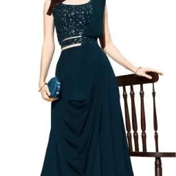 Solid Semi Stitched Lehenga Choli-image-36
