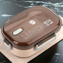 Plastic Launch Boxes 2 Containers Lunch Box-image-25