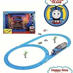 just craft Battery Operated Tomas Toy Train Track Set with Sound and Flashing Lights Train image 5