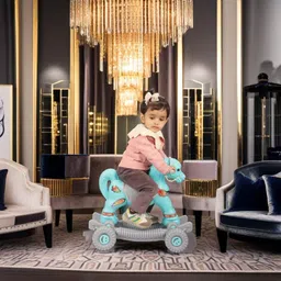 toyprofessor Girl Unisex Playtime Fun for Kids 1-3 Years Rideons & Wagons Non Battery Operated Ride On-picture-33