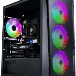 Assambled gaming cpu Core i5 (7th Gen) (16 GB DDR4/1 TB/256 GB SSD/Windows 11 Home/4 GB/0 Inch Screen/gaming CPU) with MS Office image 2