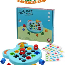shipraa Shape Matching Puzzle Tic Tac Toe Board Game Accessories image 4