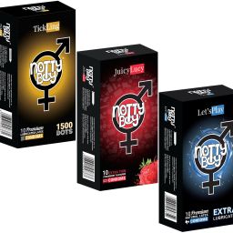 Strawberry, Plain Without Dots & Over Dotted Condom-26
