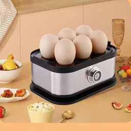 shopeleven Steamer for Boiling Up to 6 Eggs | 3 Boiling Modes Smart Instant Electric Egg Boiler | Automatic Power Off | Egg Cooker Egg Cooker image 5